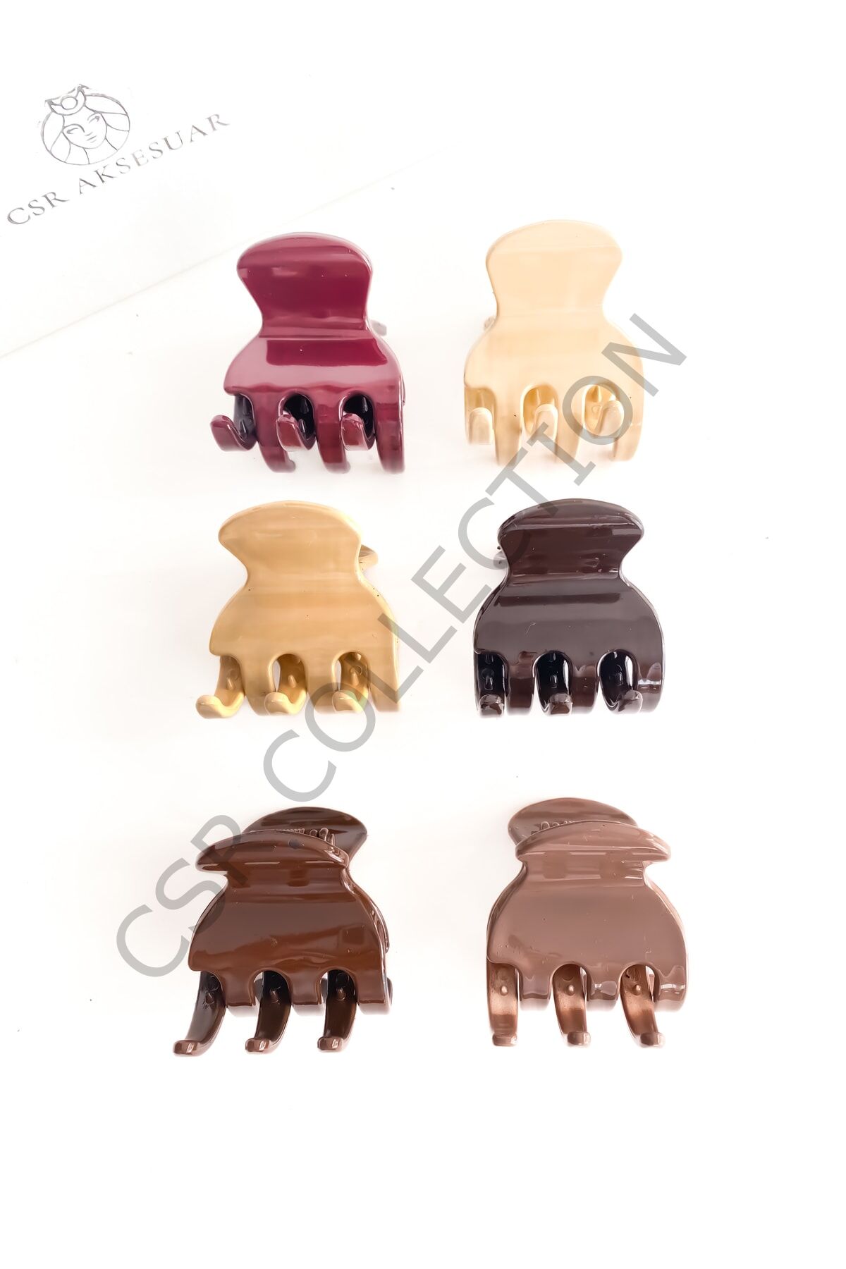 6 Adet Nude Mandal Toka