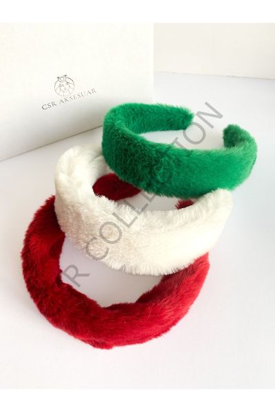 3lü Peluş Taç Seti