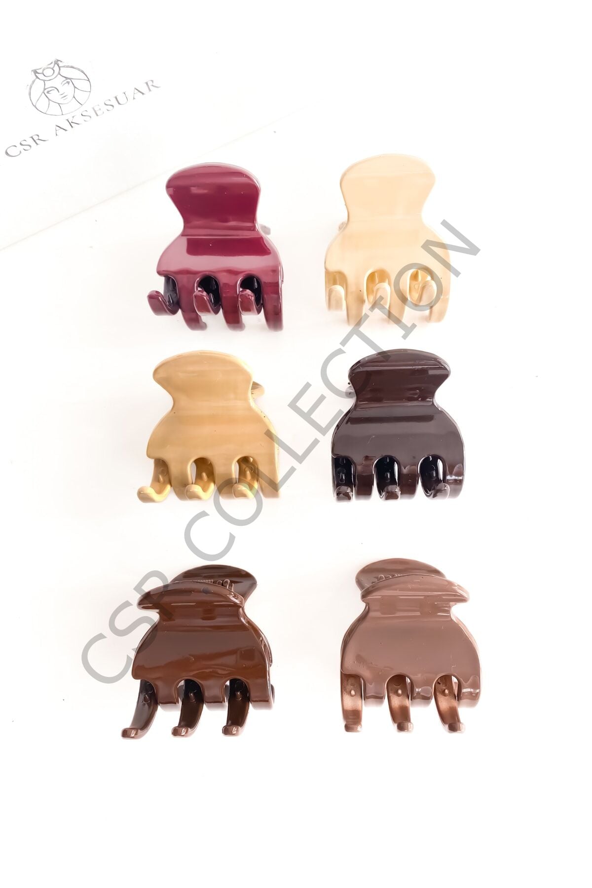 6 Adet Nude Mandal Toka nude - Tek Ebat