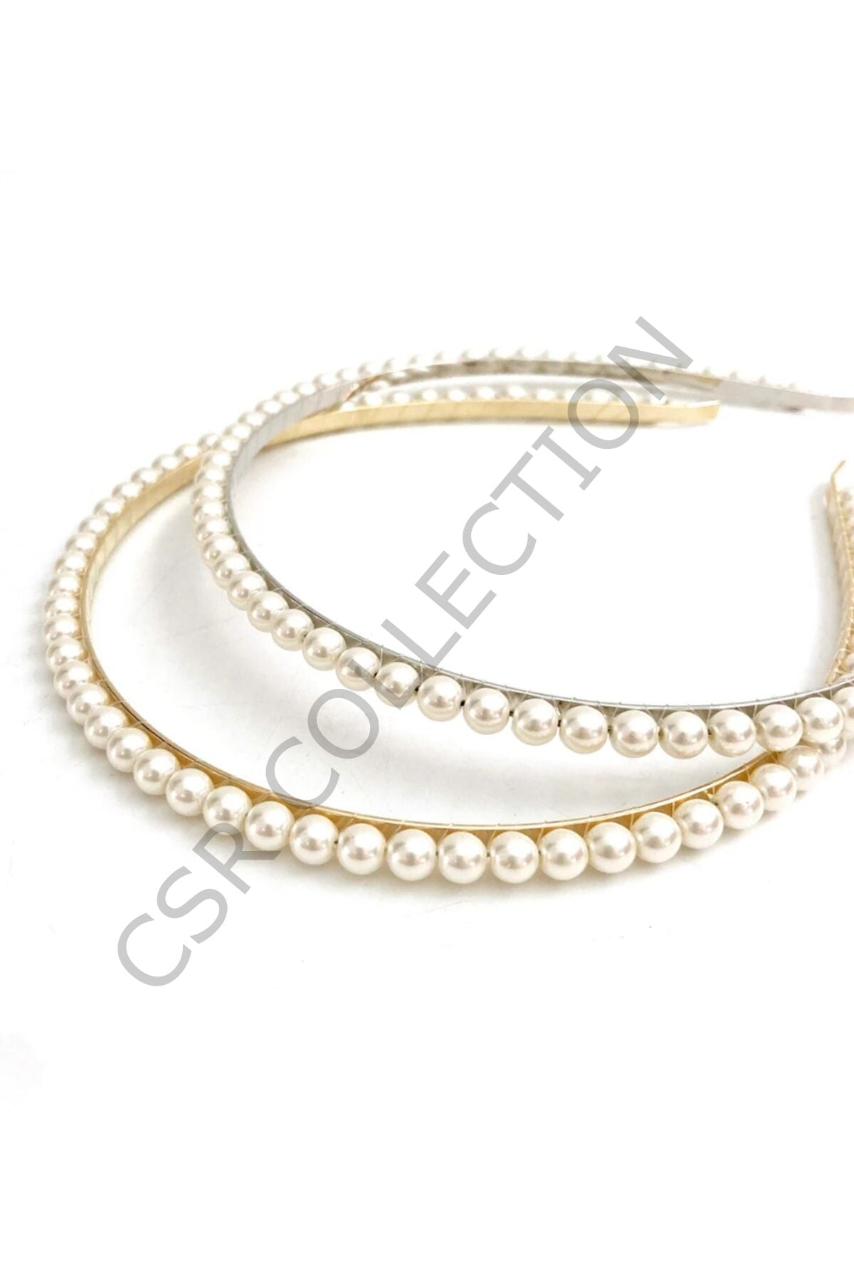 2 Adet Cam Incili Ta. (gold & Gümüş) gold&gümüş - Tek Ebat