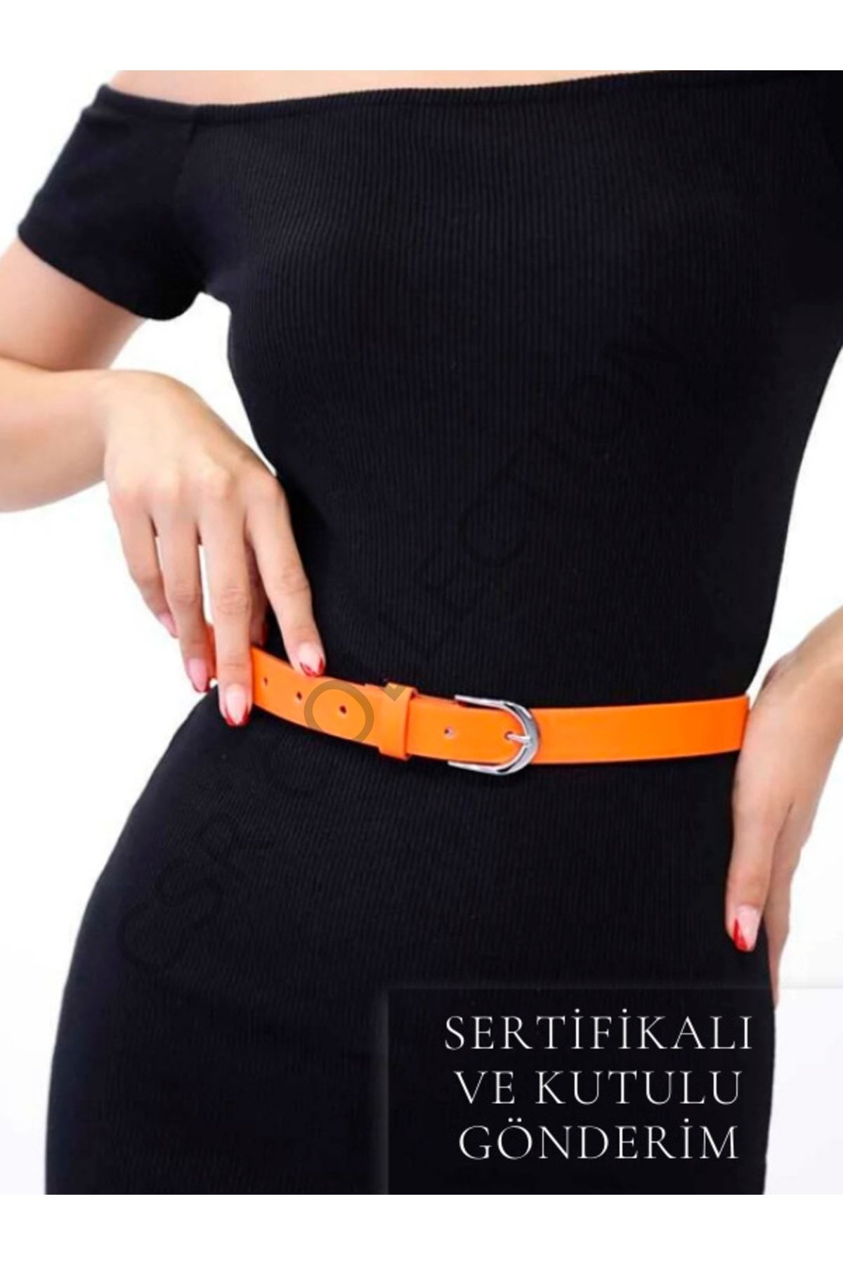 Klasik Model Suni Deri Kemer