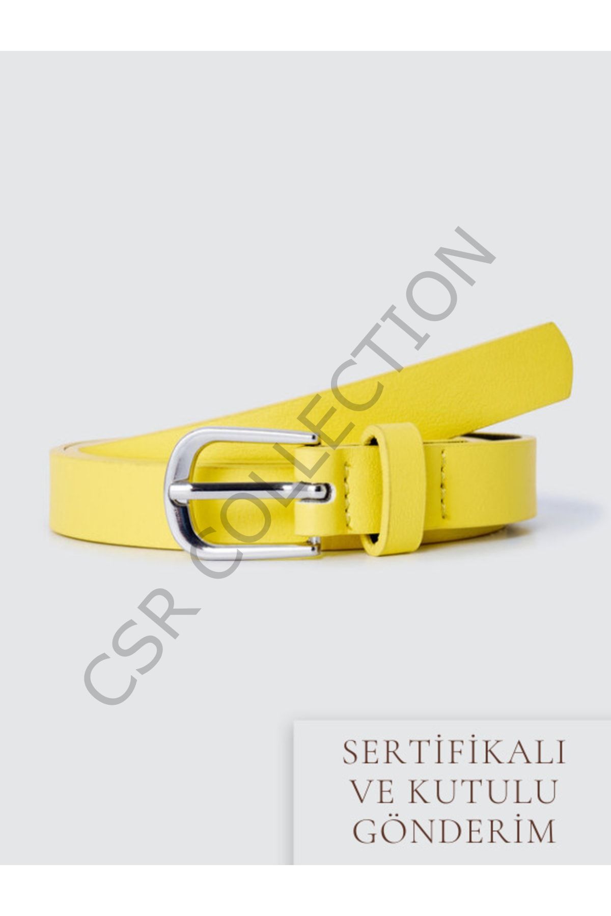 Klasik Model Suni Deri Kemer
