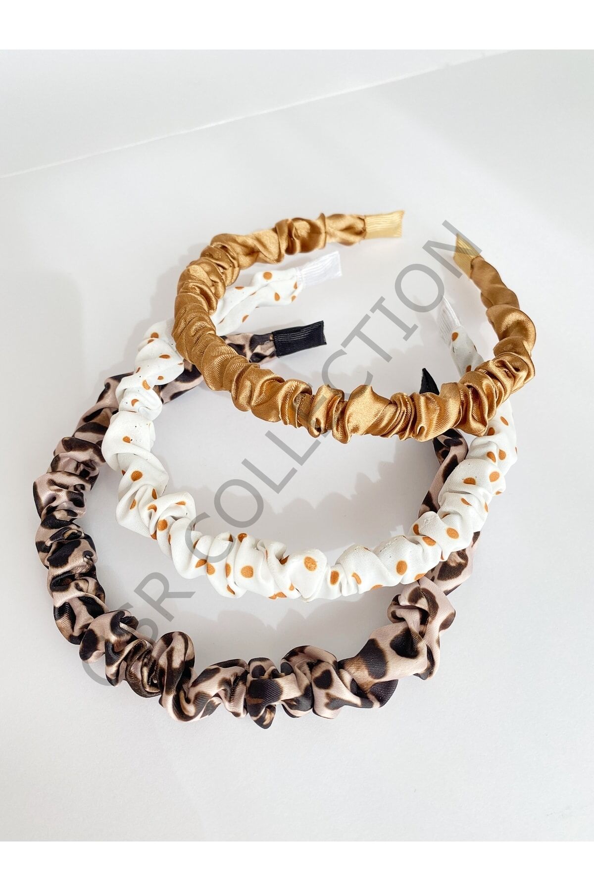 3lü Klasik Taç Seti leopar-puantiye-taba - Tek Ebat