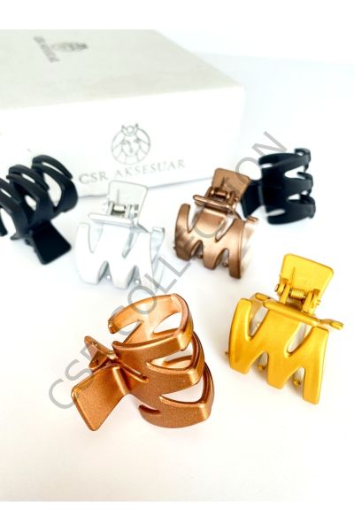 6 Adet Metalik Mandal Toka