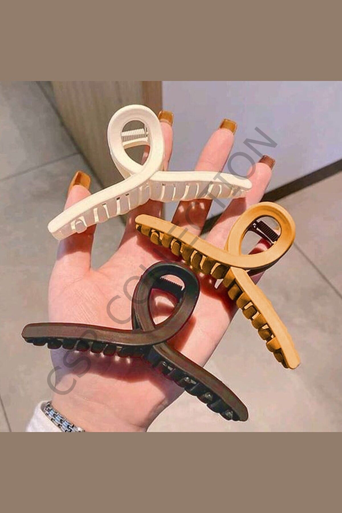 3lü Fiyonk Model Mandal Toka Seti nude - Tek Ebat