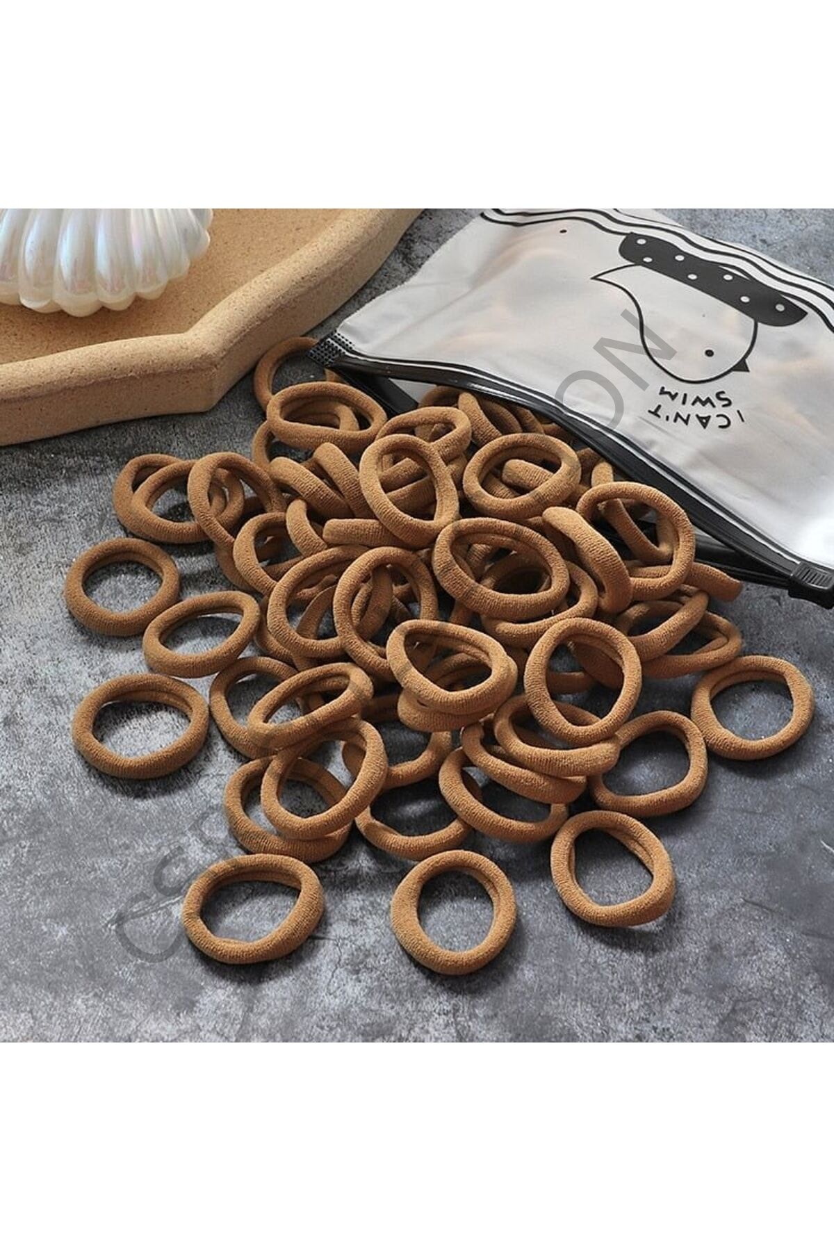 50 Adet Lastik Toka cappucino - Tek Ebat