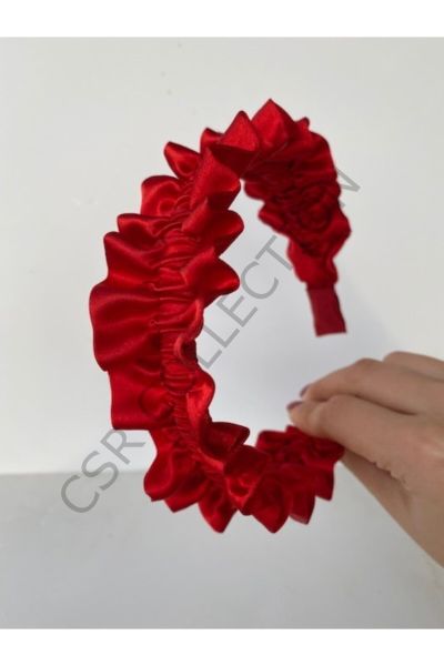 Lohusa Büzgülü Kırmızı Taç