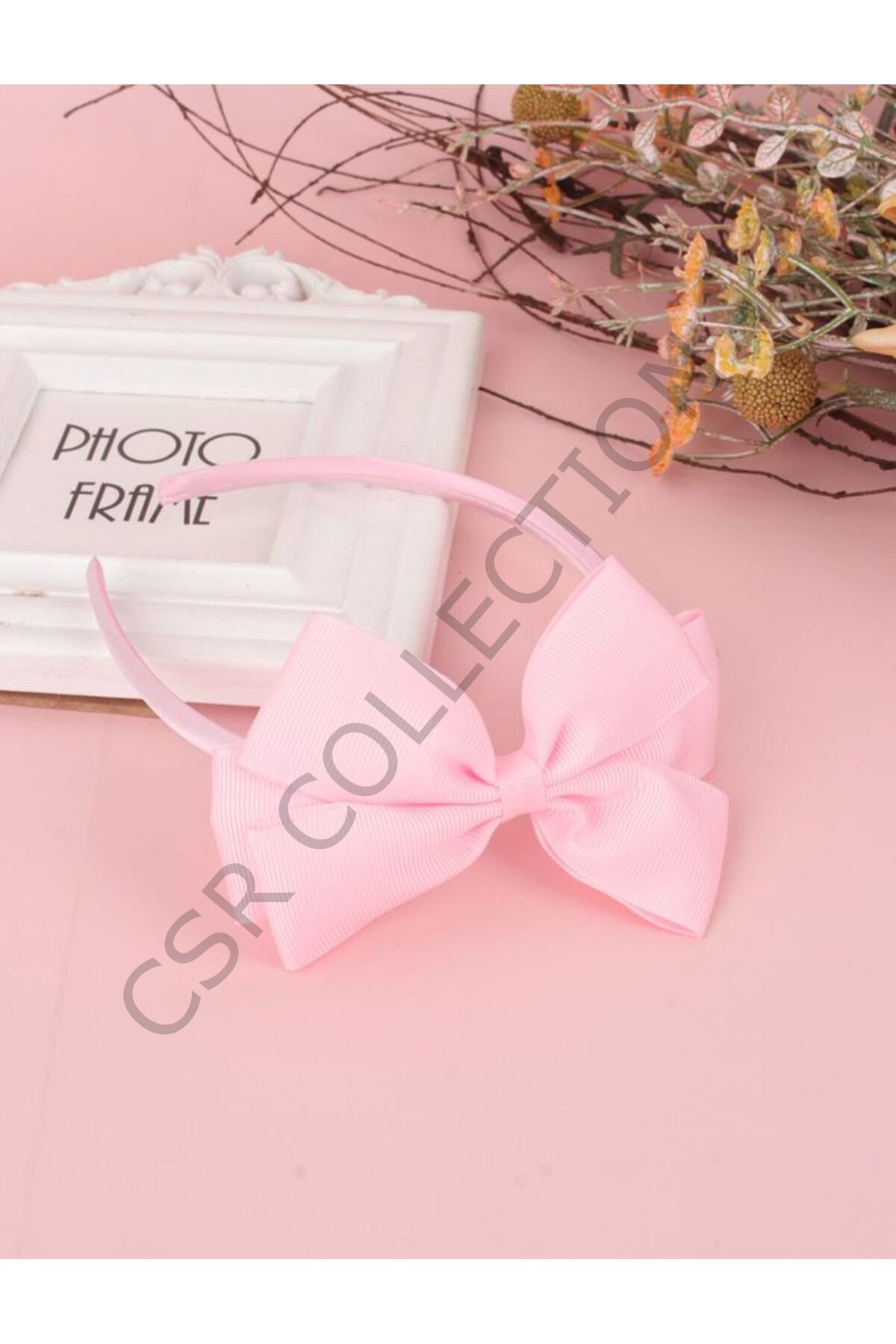 fiyonk model taç / lohusa tacı Pembe