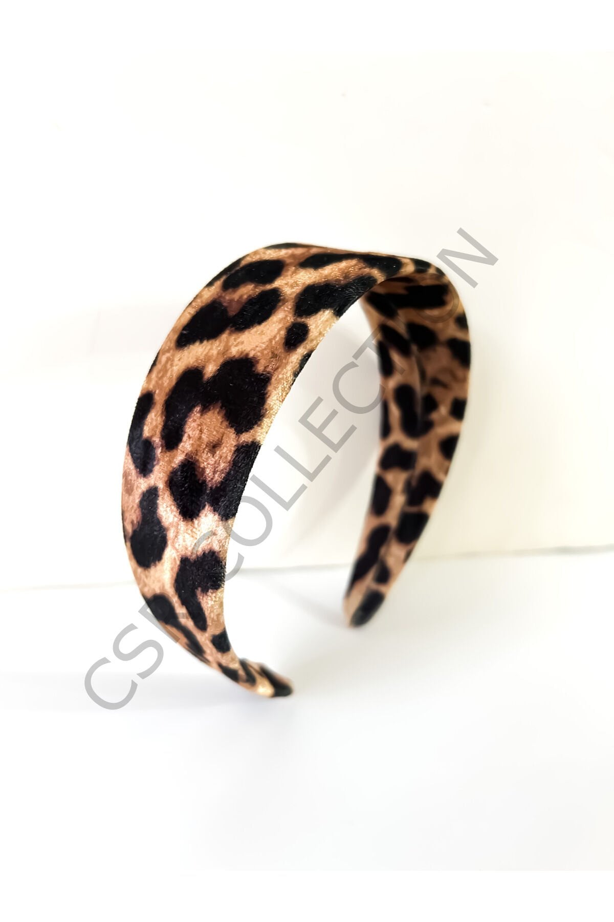 leopar kaplama kadife taç