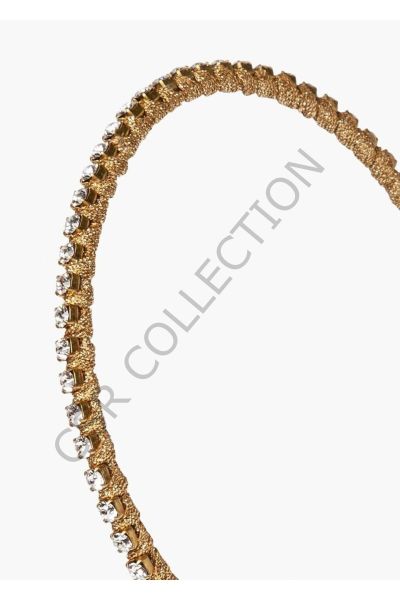Simli Gold Zirkon Taç