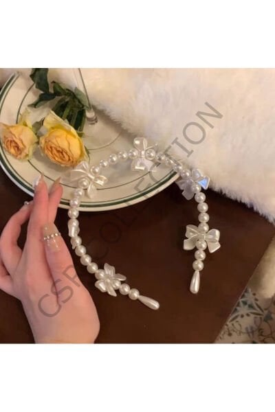 Fiyonk model Incili Taç