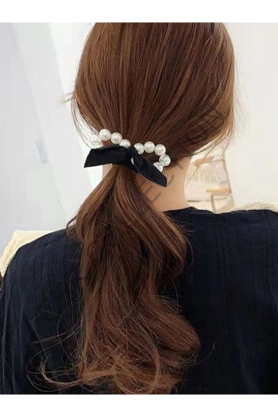 Cam Incili Fiyonk Detaylı Lastik Toka