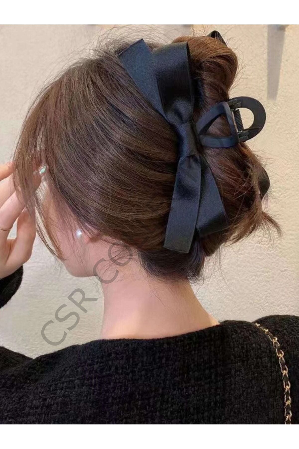 Fiyonk Model Mandal Toka siyah - Tek Ebat
